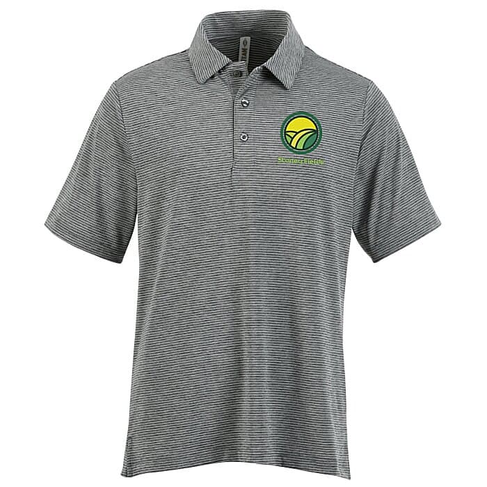 Relay Heathered Stripe Polo - Men's