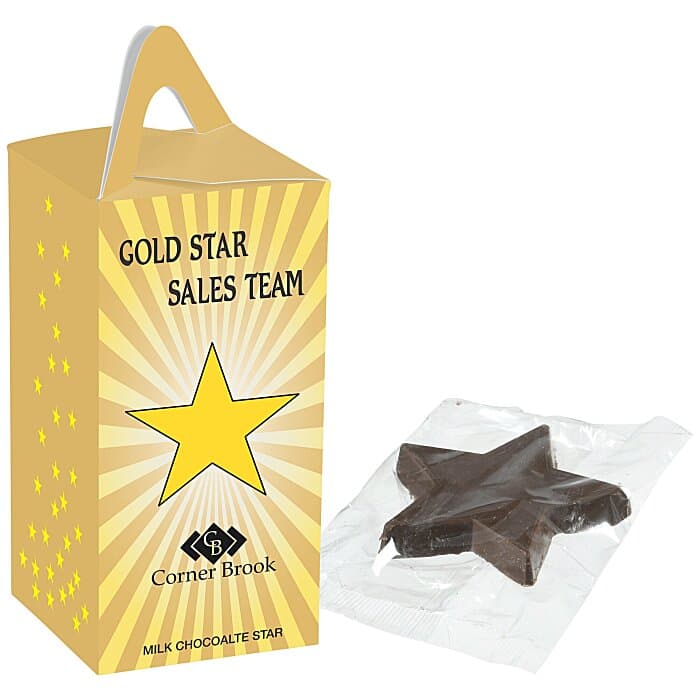 Tote Box with Milk Chocolate Shapes