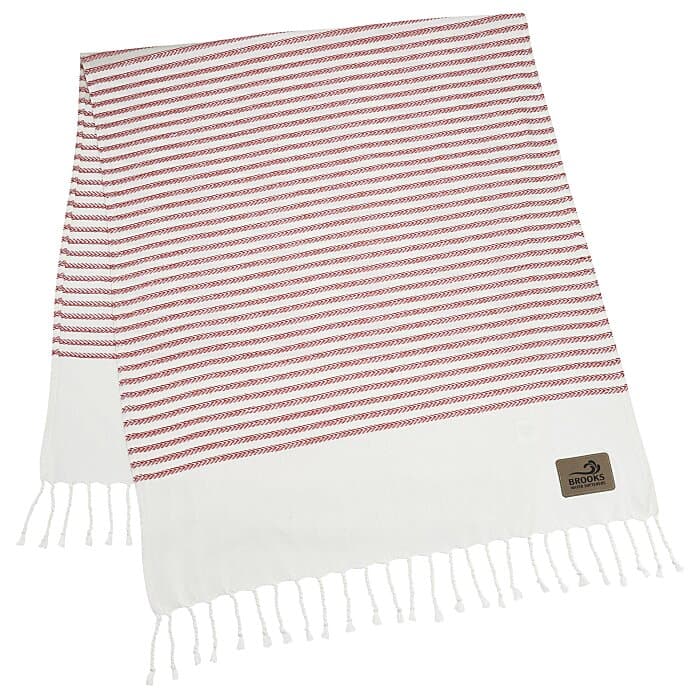 Coastline Woven Beach Towel with Patch
